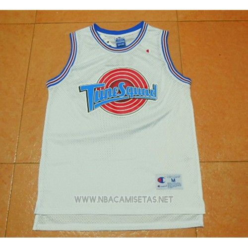 Camiseta Tune Squad Daffy Duck NO 2 Blanco
